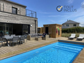 TY COAT - Maison neuve avec vue mer, piscine et bain nordique